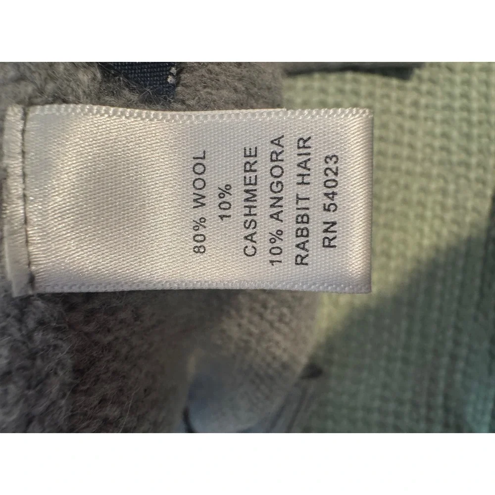 Banana Republic Mens Gray Wool Cashmere Angora Shawl Collar Sweater Small. EUC